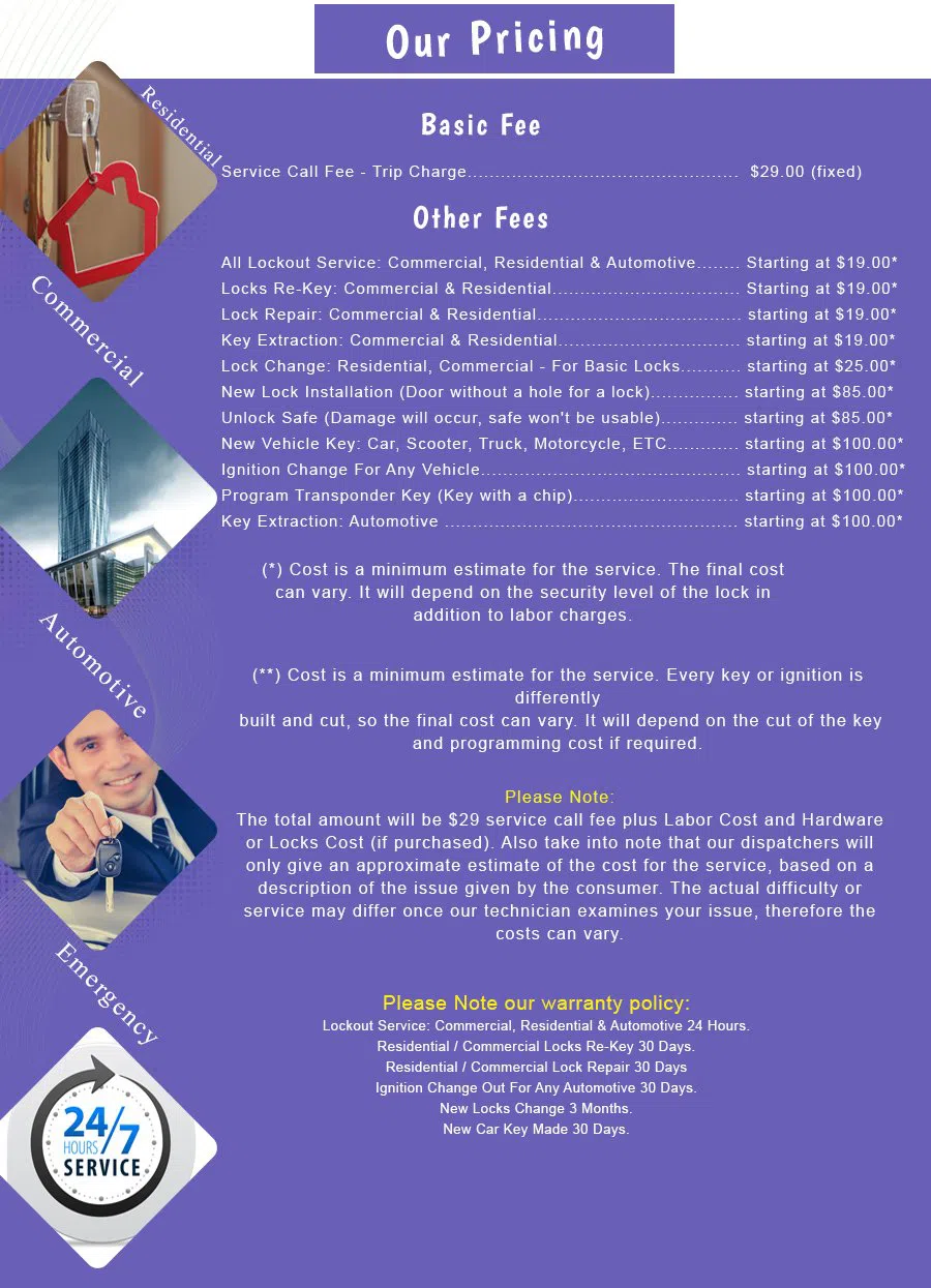 Hammond Locksmith Store, Hammond, IN 219-310-2536 - price-list-n-19