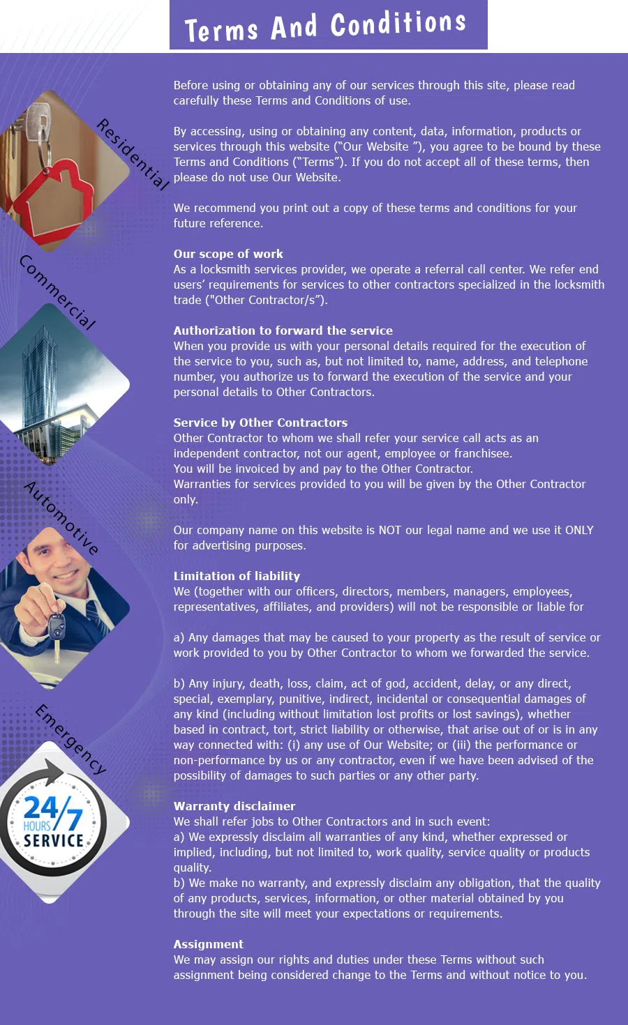 Hammond Locksmith Store, Hammond, IN 219-310-2536 - terms-and-condition-n-19